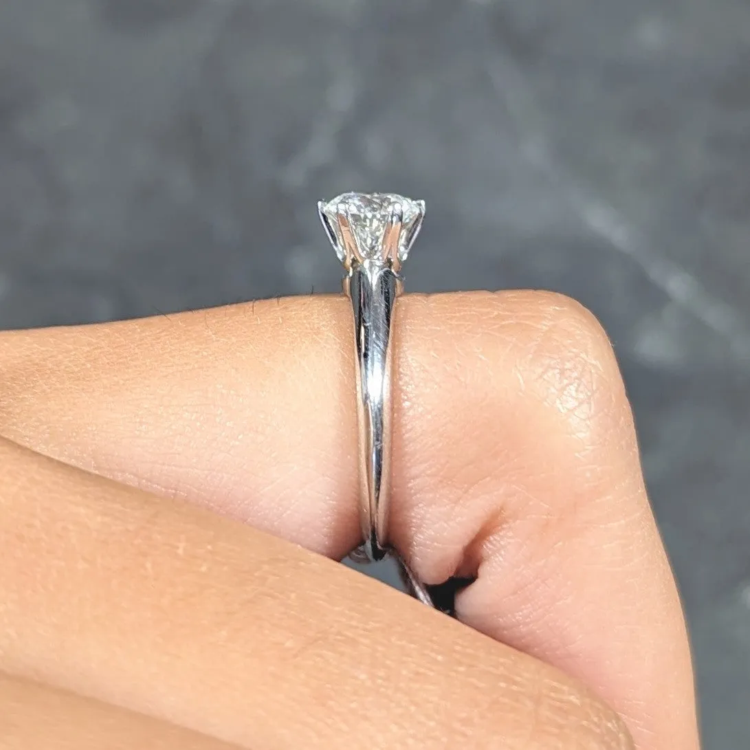 Tiffany & Co. Contemporary  0.90 CTW Diamond Platinum Engagement Ring GIA