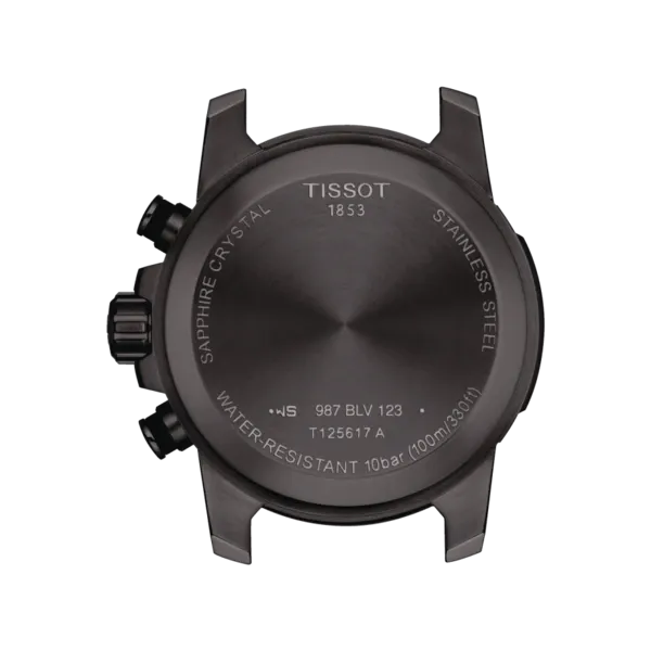 TISSOT SUPERSPORT CHRONO BLACK PVD LEATHER