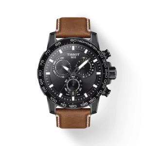 TISSOT SUPERSPORT CHRONO BLACK PVD LEATHER