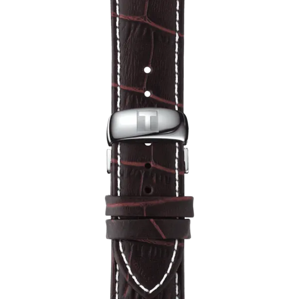 TISSOT TRADITION CHRONOGRAPH WHITE ON LEATHER