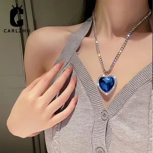 Titanic Heart of Ocean Necklaces
