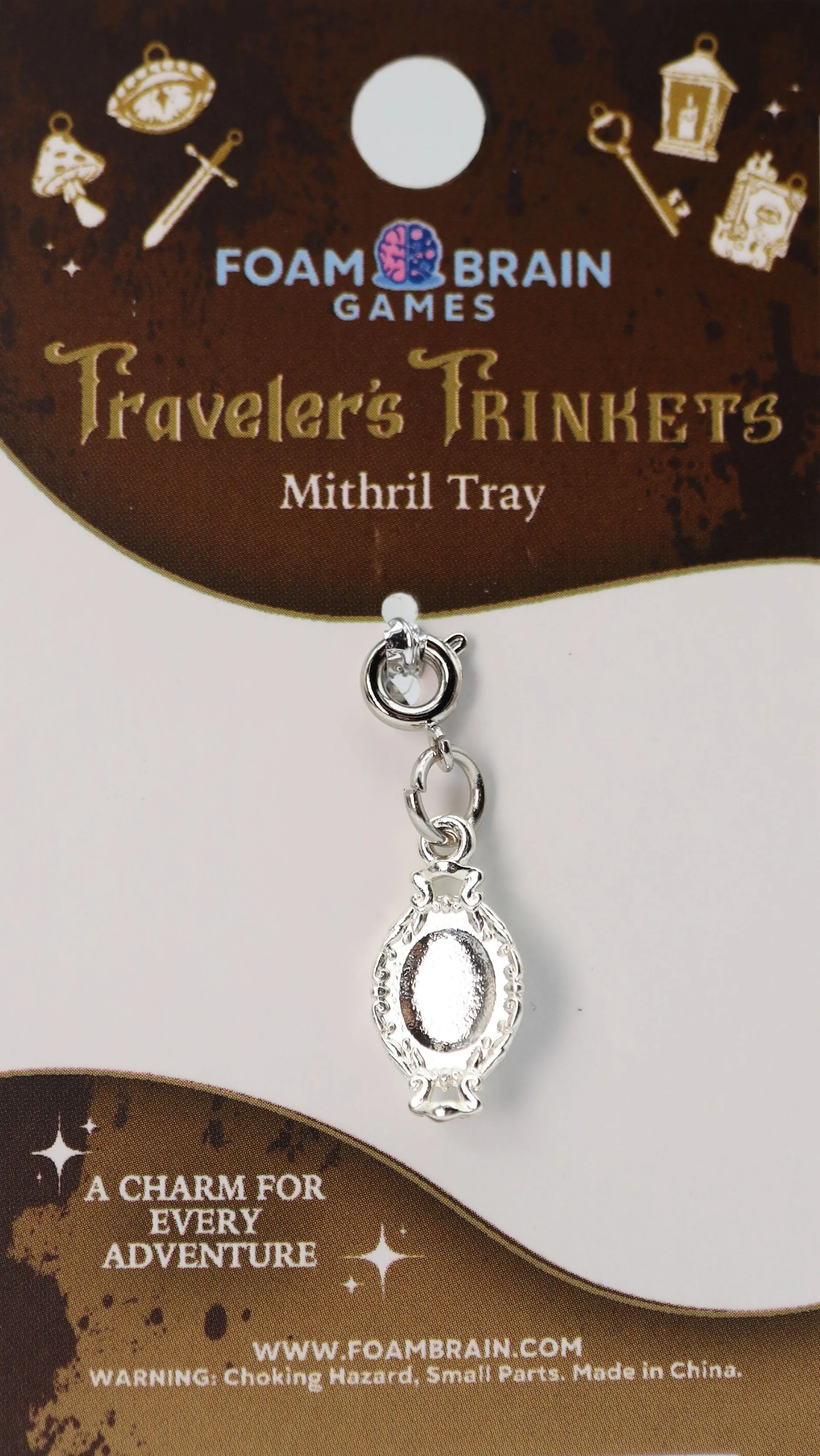 Traveler's Trinkets: Mithril Tray Charm