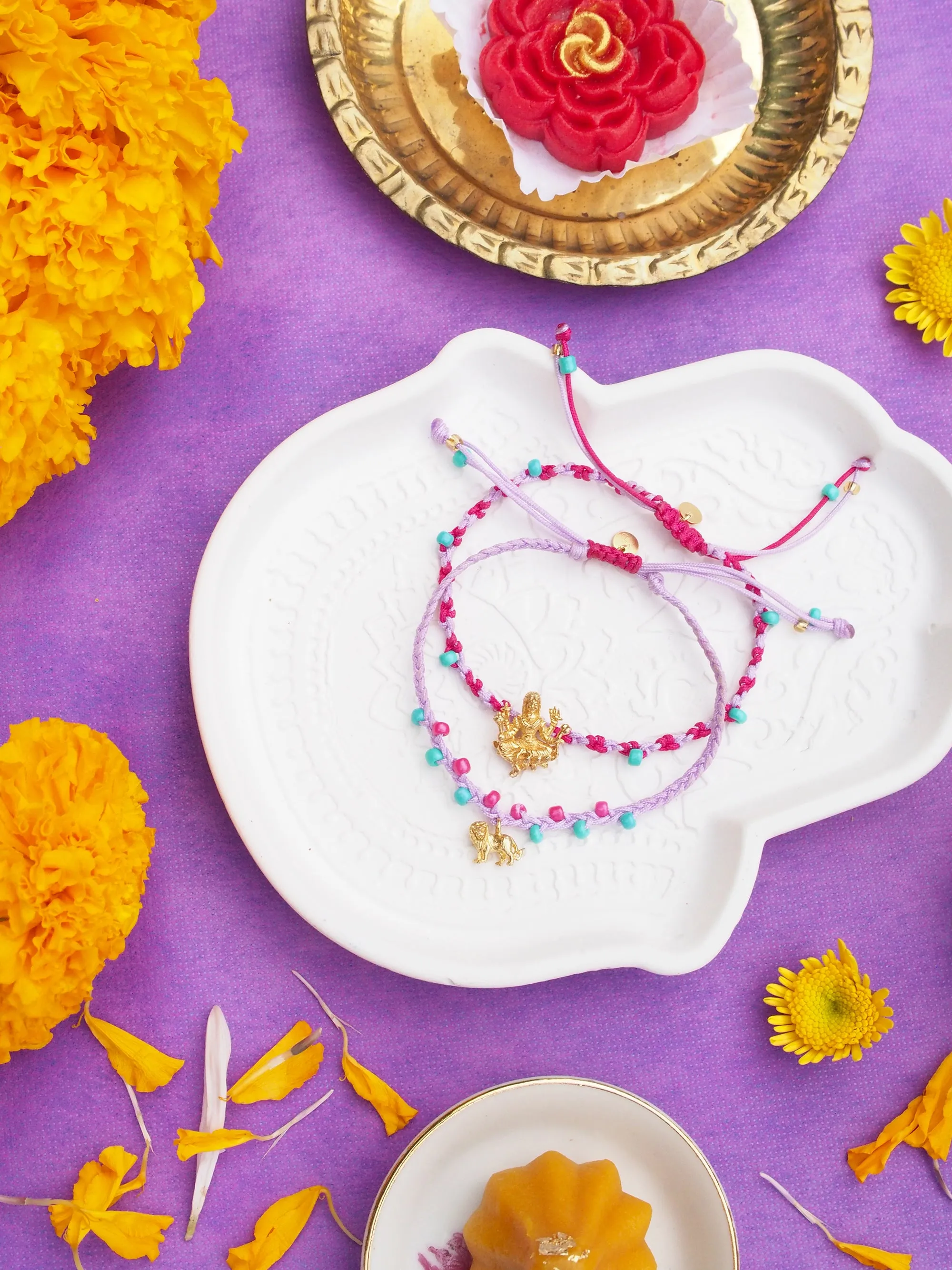 Tridevi Parvati Colorful SET Bracelets |  Favora - Trinity