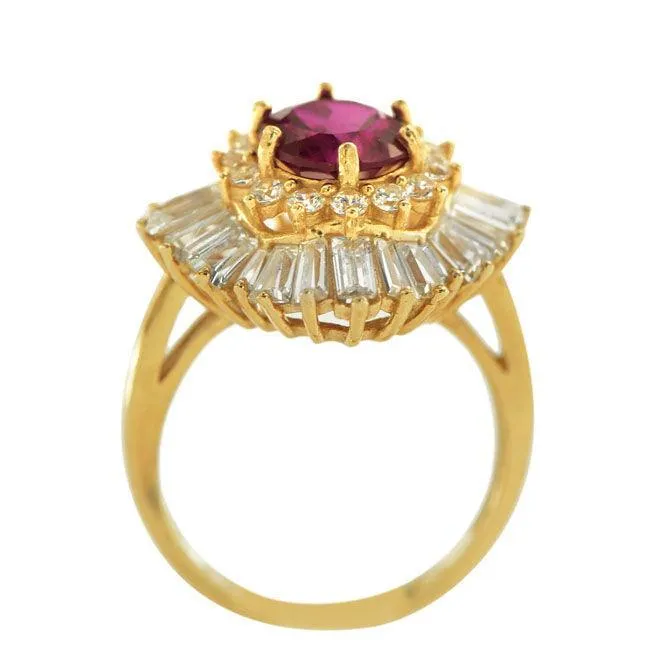 TVJ1913 - Gemstone Gold Ring
