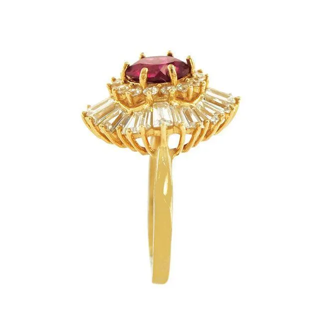 TVJ1913 - Gemstone Gold Ring