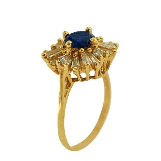 TVJ1915 - Gemstone Gold Ring
