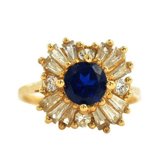 TVJ1915 - Gemstone Gold Ring
