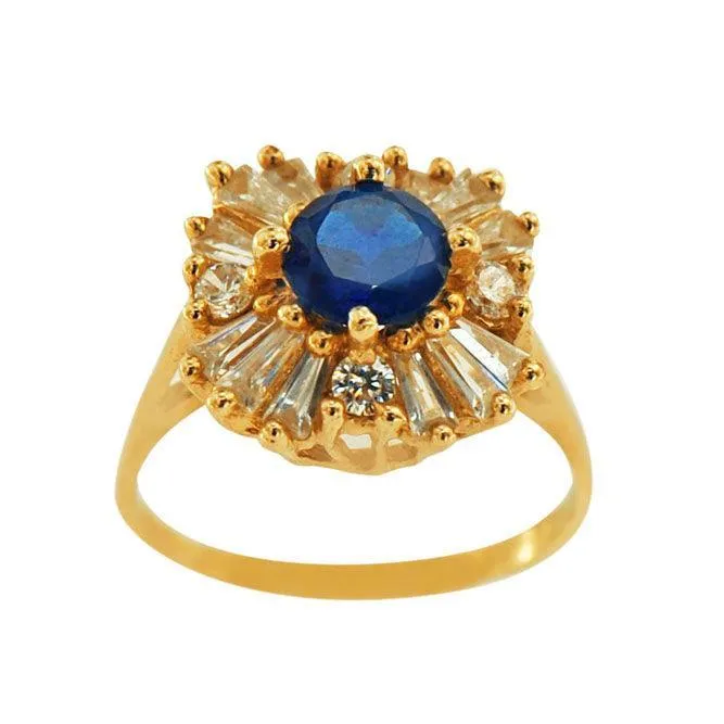 TVJ1915 - Gemstone Gold Ring
