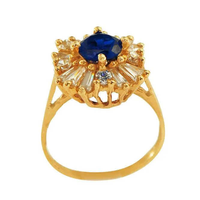 TVJ1915 - Gemstone Gold Ring