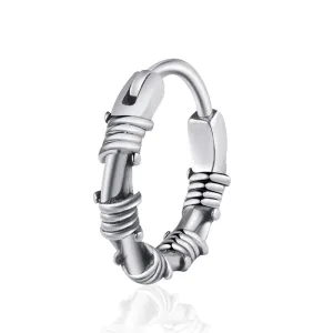 Urban Vibe Stainless Steel Hoop Earrings for Men