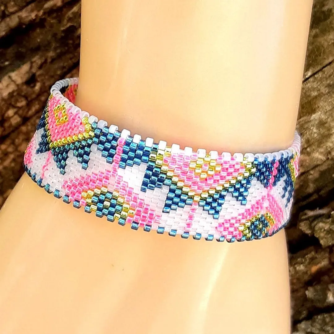 Vertical Peyote Pattern - Bracelet ACIDULE2
