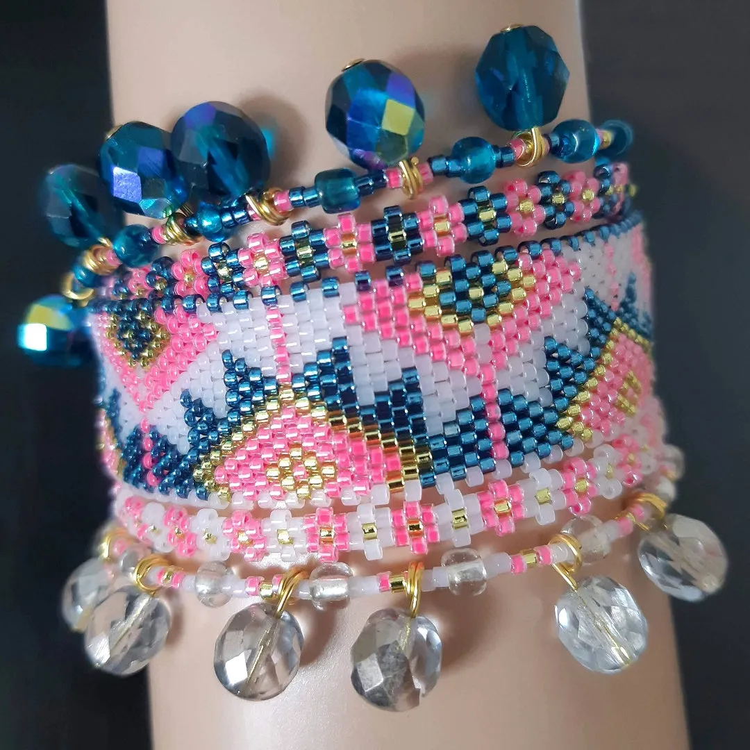 Vertical Peyote Pattern - Bracelet ACIDULE2
