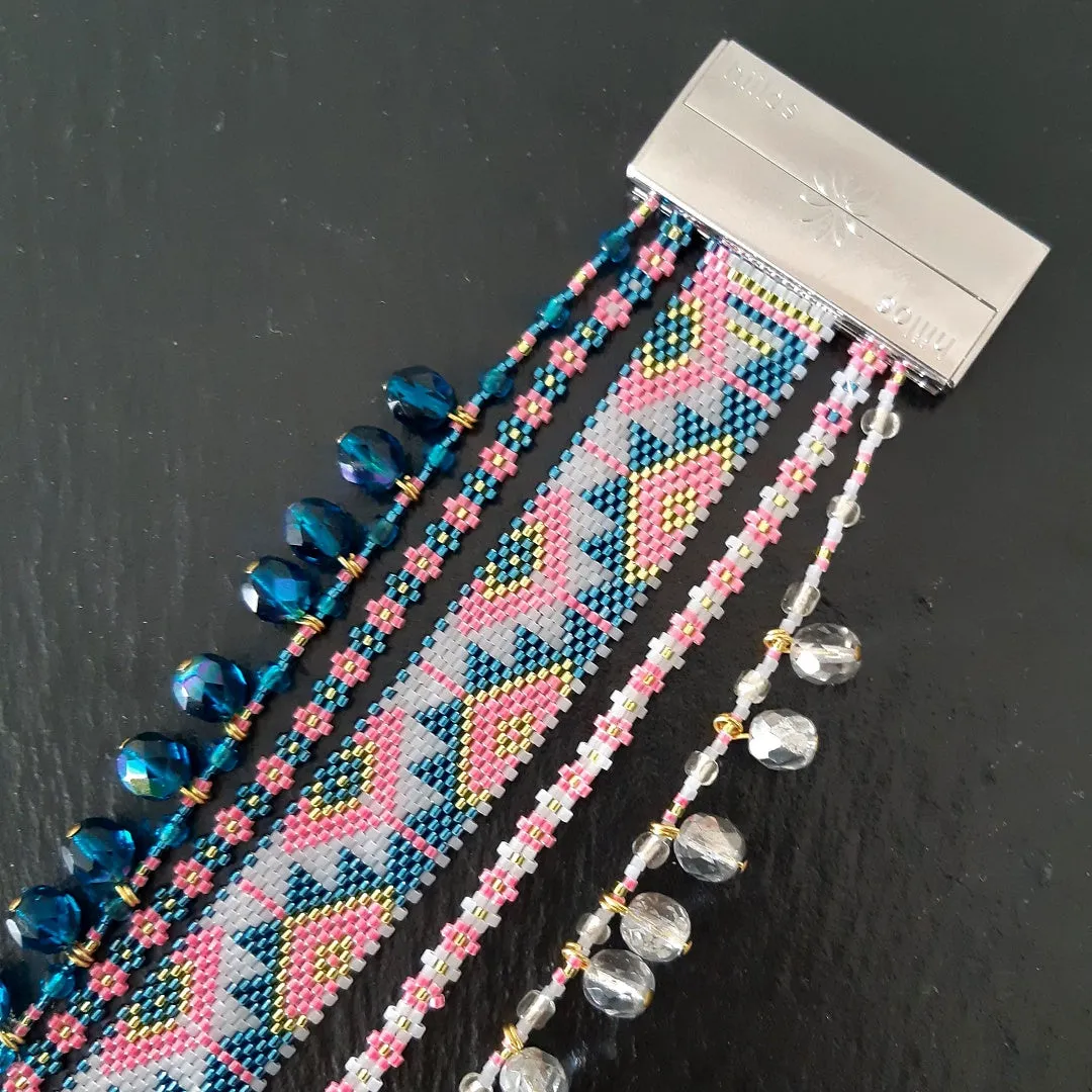 Vertical Peyote Pattern - Bracelet ACIDULE2