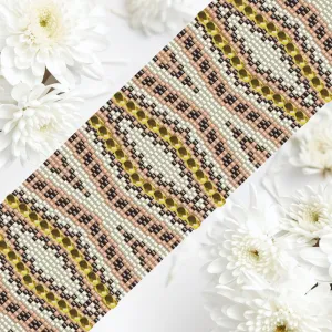 Vertical Peyote Pattern - Bracelet ALBA MAX