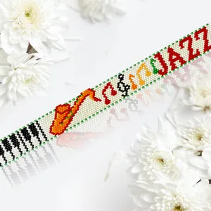 Vertical Peyote Pattern - Bracelet JAZZ