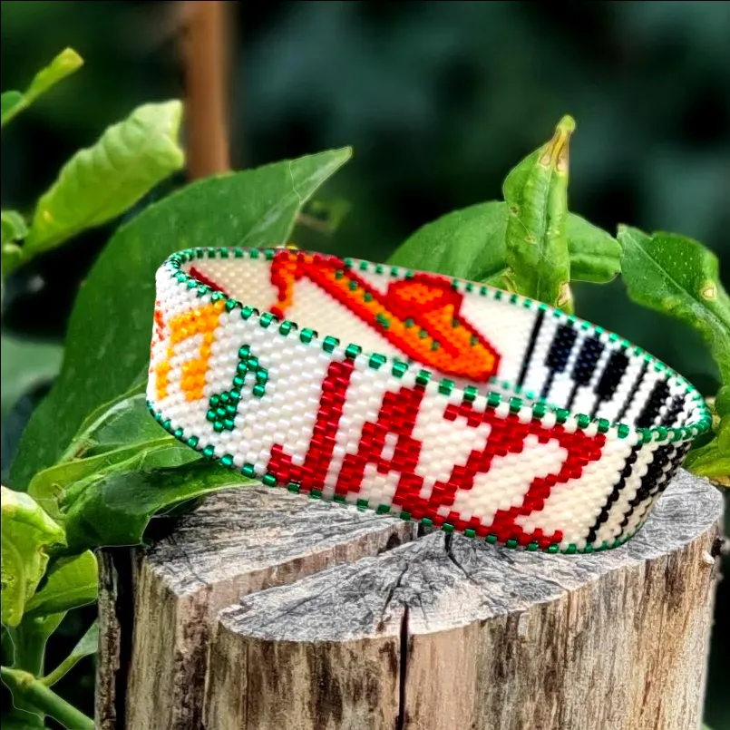 Vertical Peyote Pattern - Bracelet JAZZ