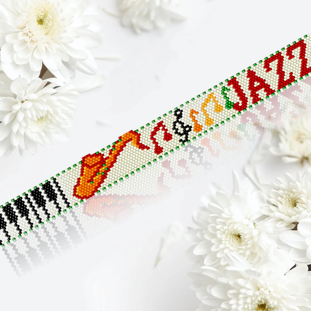Vertical Peyote Pattern - Bracelet JAZZ