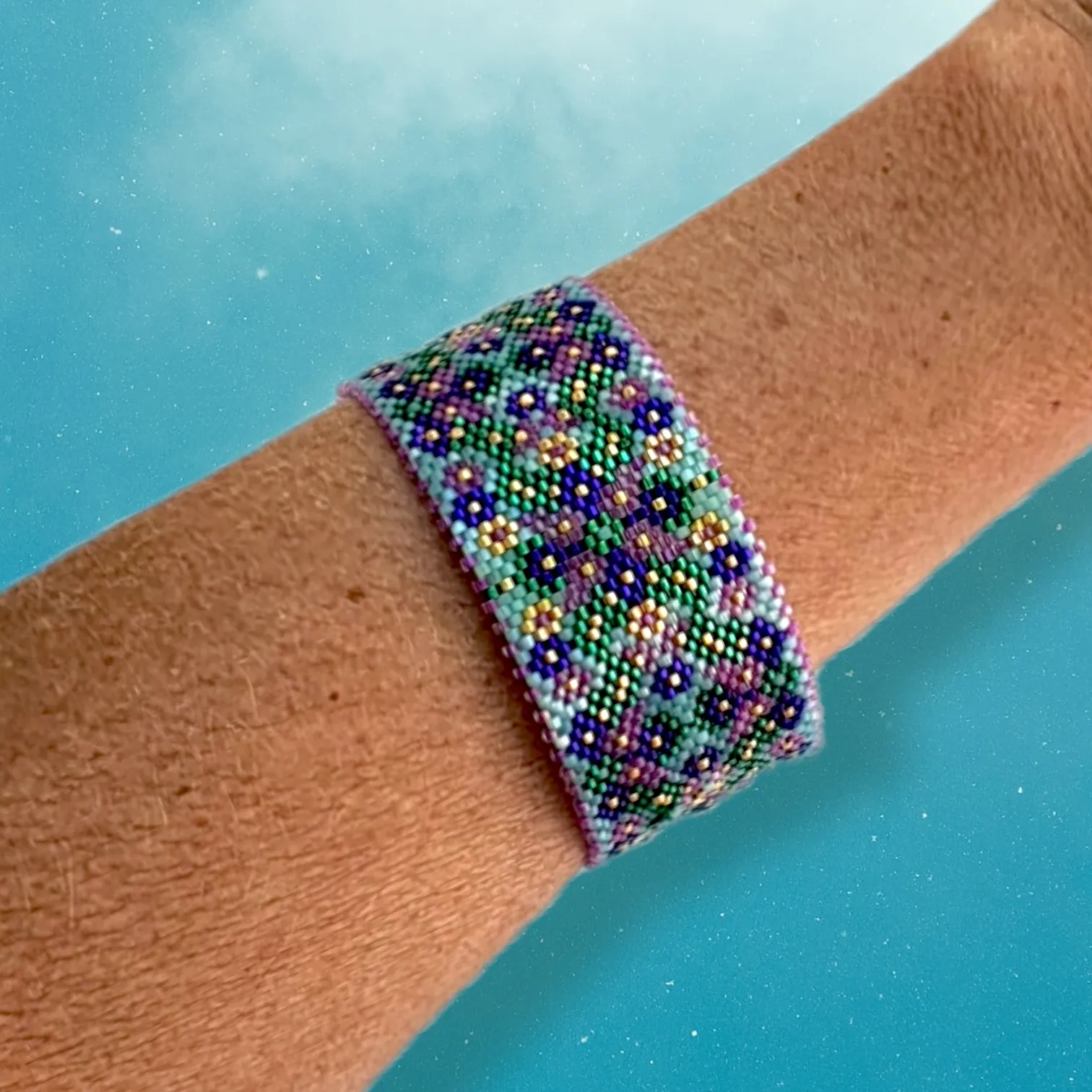 Vertical Peyote Pattern - Bracelet KANPUR