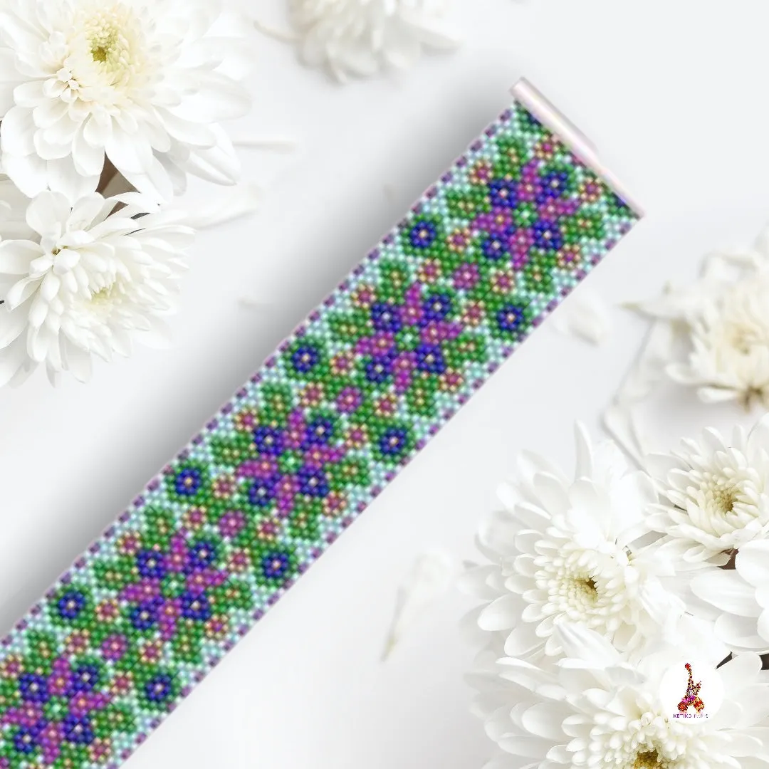 Vertical Peyote Pattern - Bracelet KANPUR