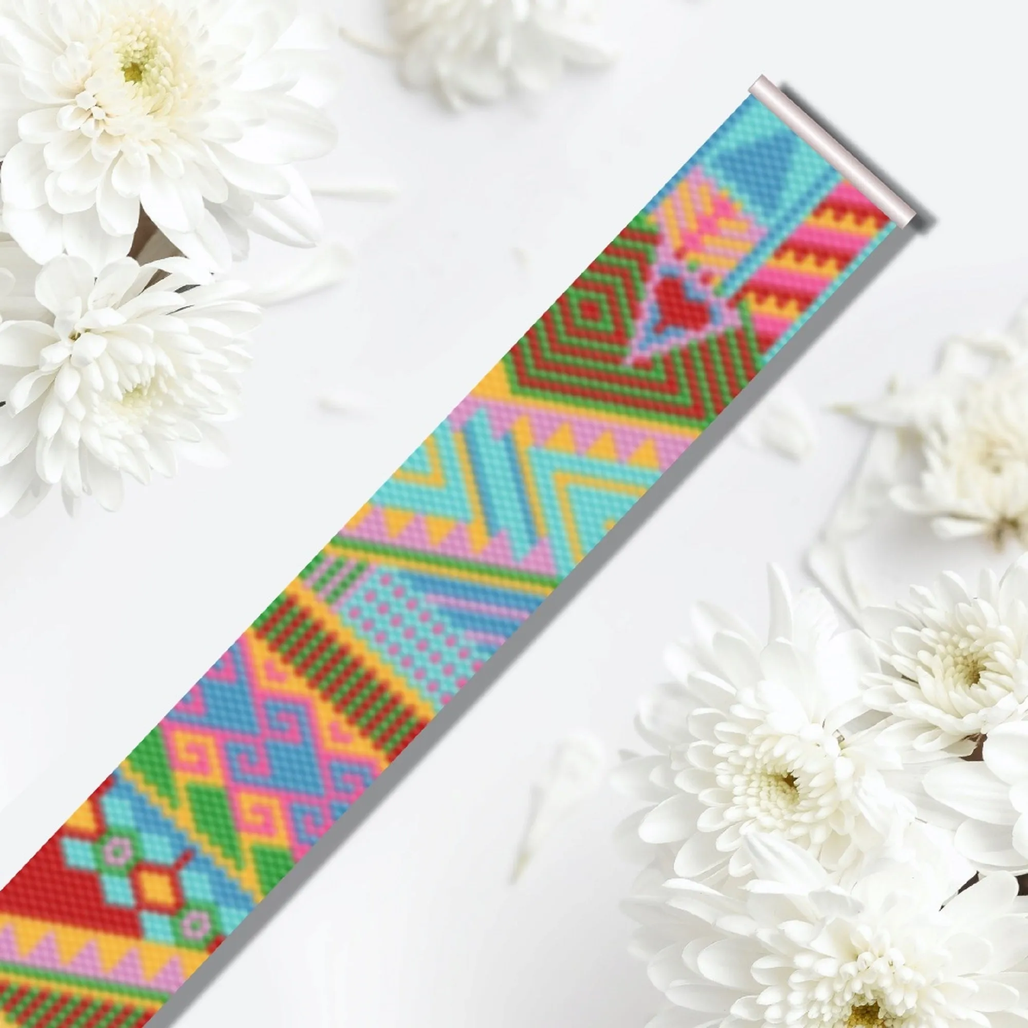 Vertical Peyote Pattern - Bracelet OLEF