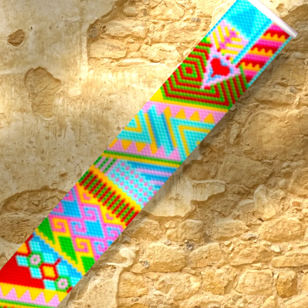 Vertical Peyote Pattern - Bracelet OLEF