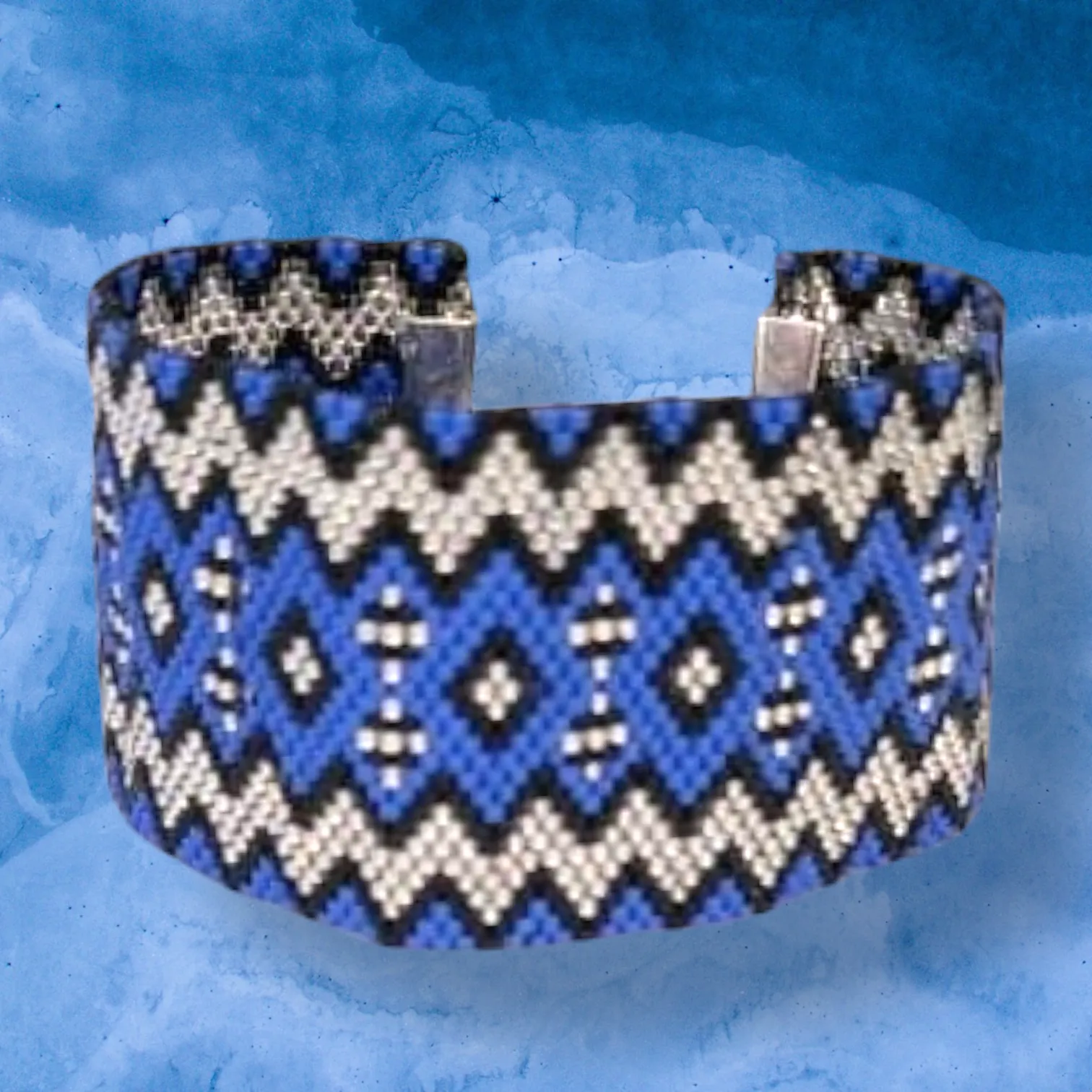Vertical Peyote Pattern - Bracelet PARIS