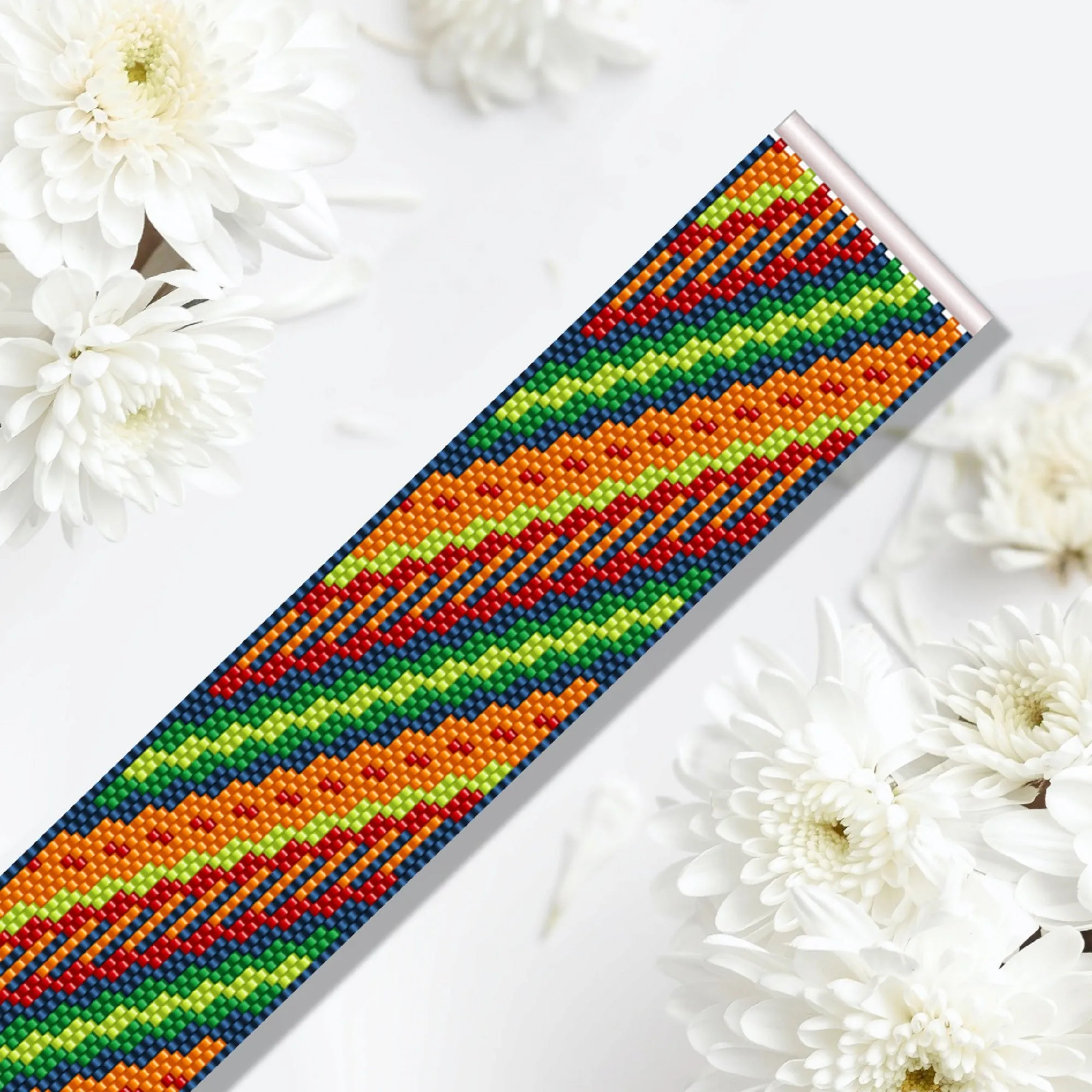 Vertical Peyote PATTERN - Bracelet VERONE