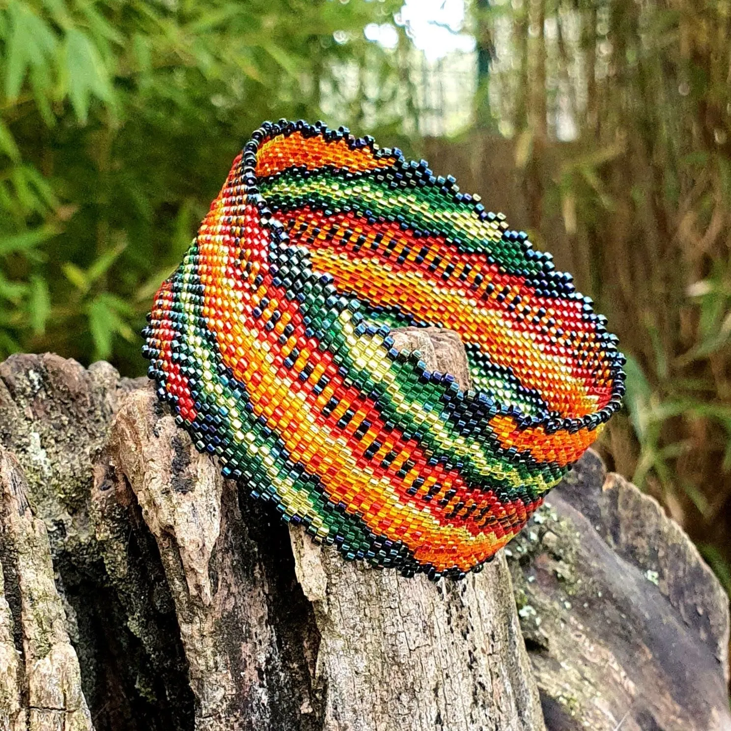 Vertical Peyote PATTERN - Bracelet VERONE