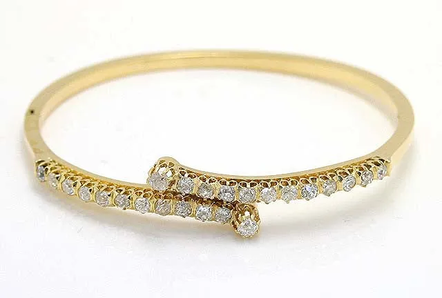 Victorian Diamond Bangle Bracelet