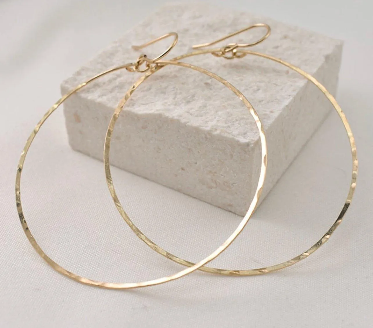 Vintage 14K Gold Filled Hoop Earrings