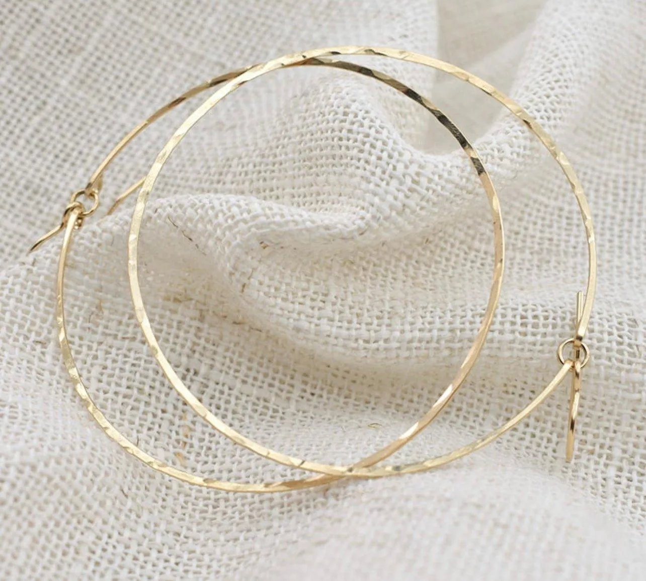 Vintage 14K Gold Filled Hoop Earrings