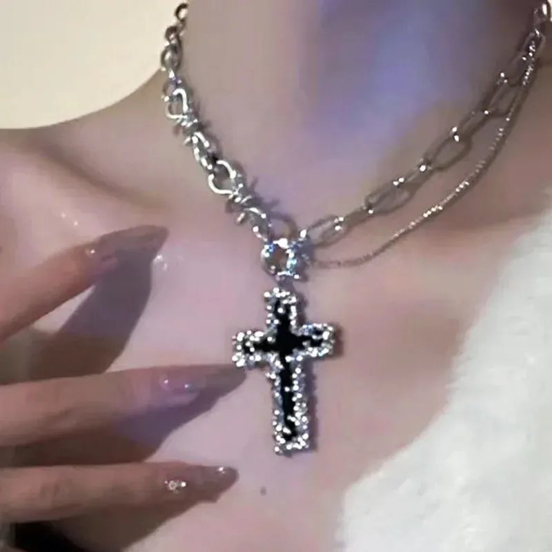 Vintage Style Goth Cross