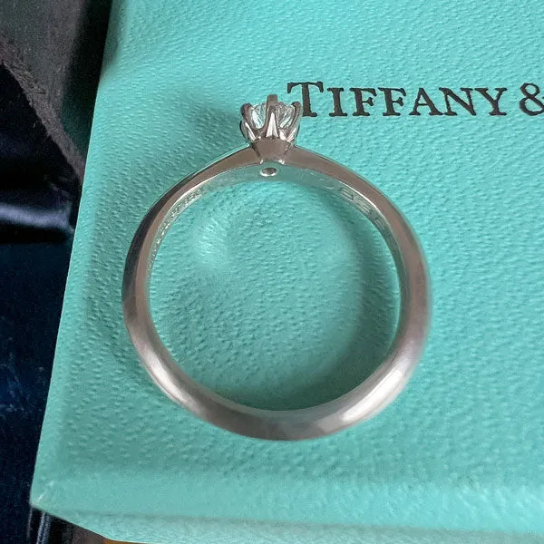 Vintage Tiffany & Co Engagement Ring, RBC 0.18ct.