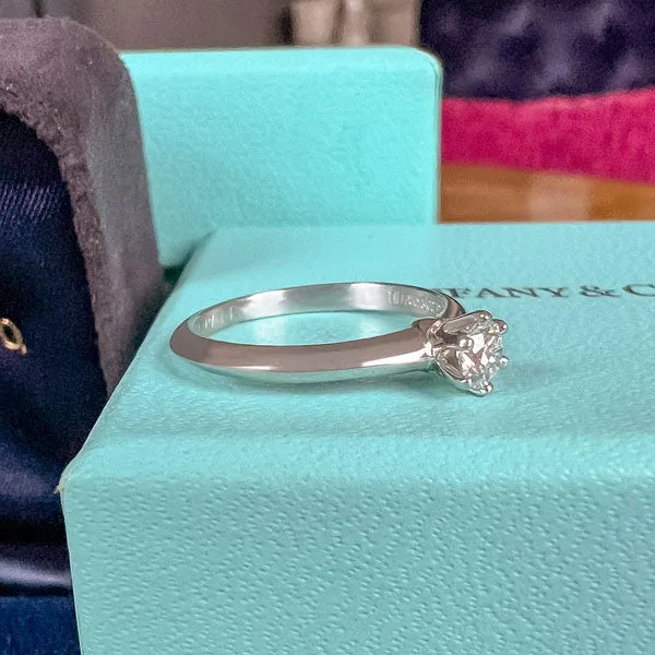 Vintage Tiffany & Co Engagement Ring, RBC 0.18ct.