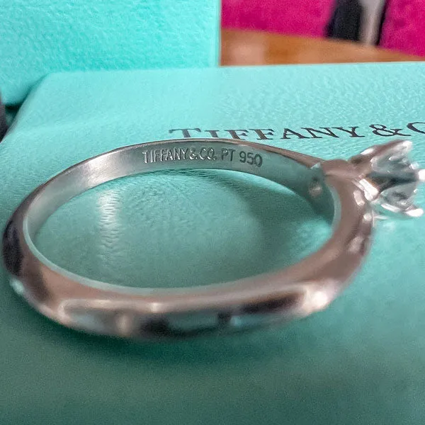 Vintage Tiffany & Co Engagement Ring, RBC 0.18ct.