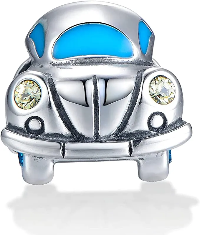 Volkswagen Beetle Budgie Bug Car Bead Charm
