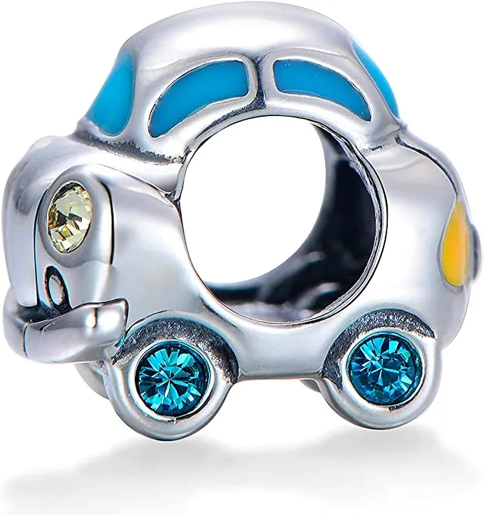 Volkswagen Beetle Budgie Bug Car Bead Charm