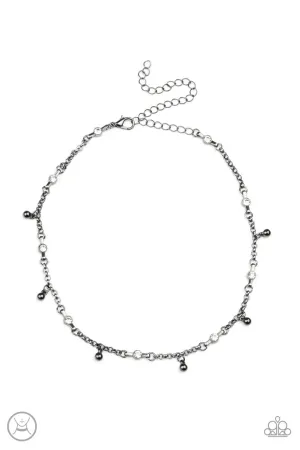 What a Stunner Black Paparazzi Choker Necklace