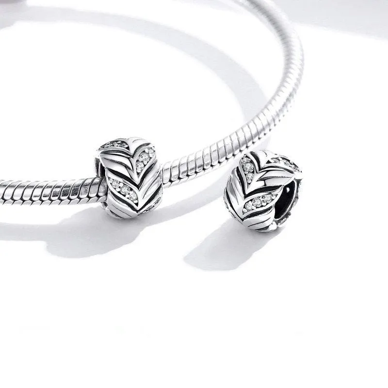 Wheat Leaf Charm