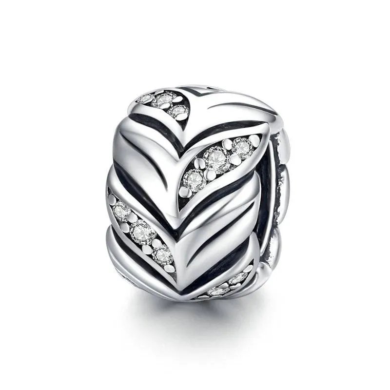 Wheat Leaf Charm