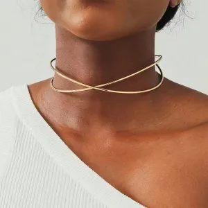 X Square Necklace