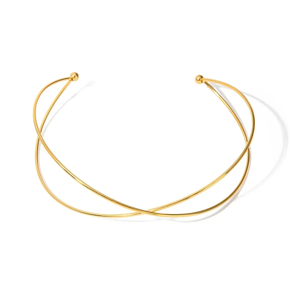 X Square Necklace