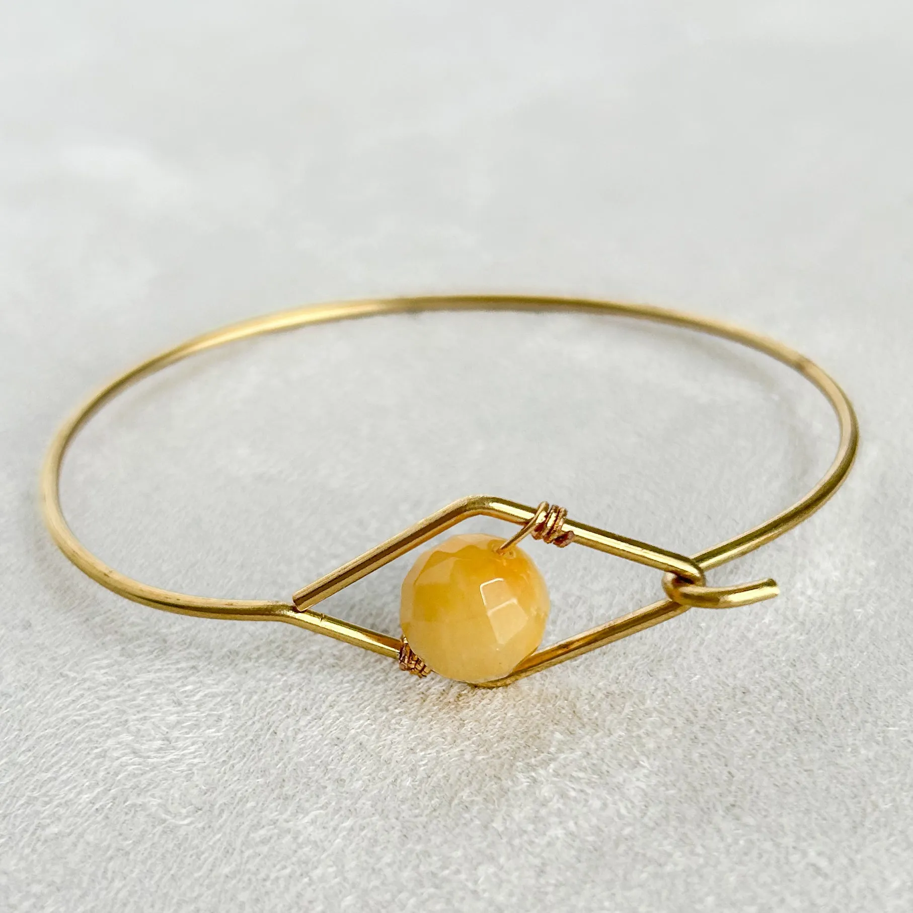 Yellow Opal Bangle
