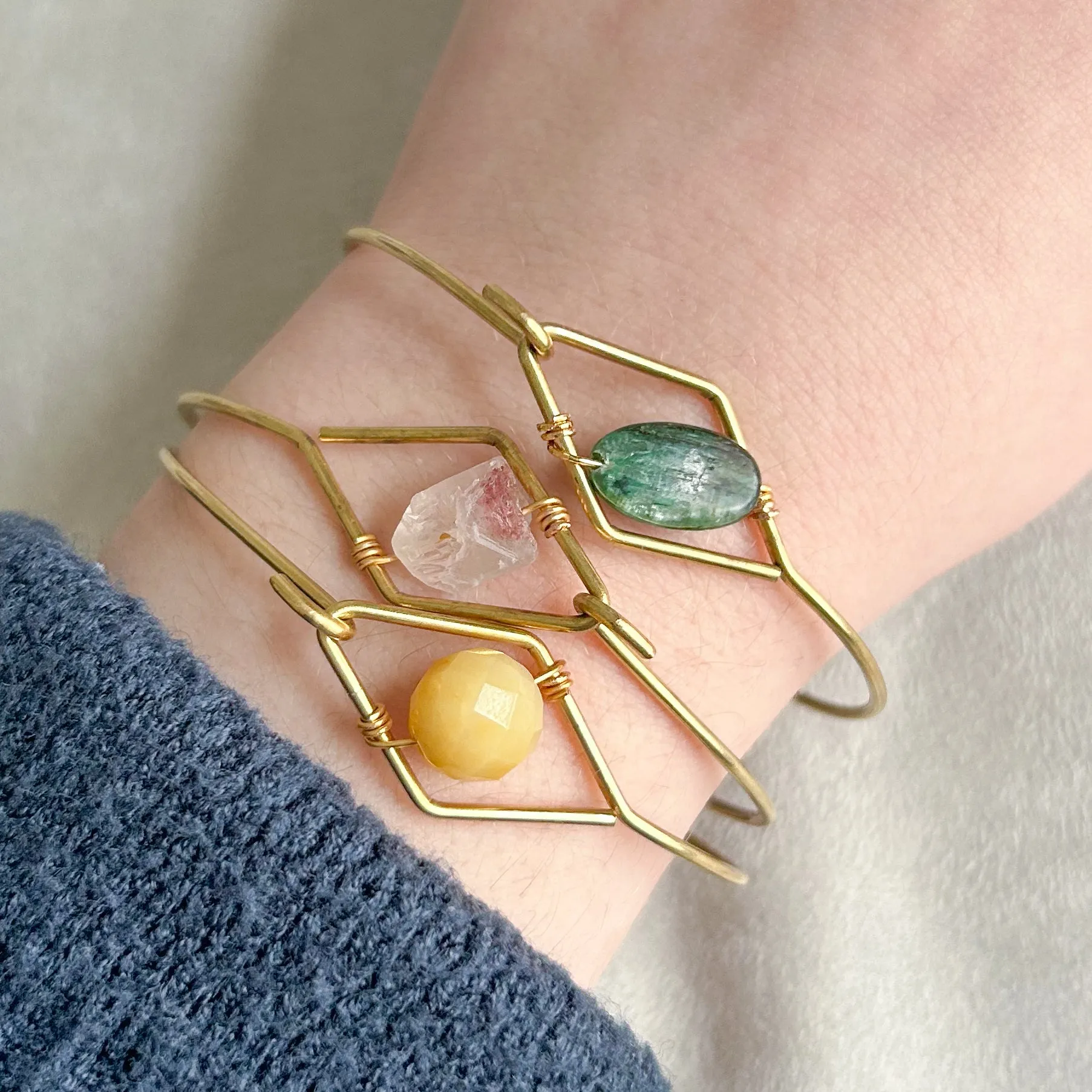 Yellow Opal Bangle