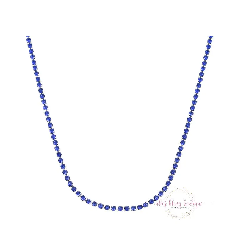 You've Got Sparkle Necklace in Blue