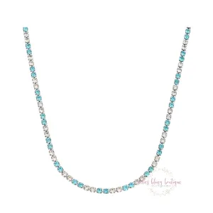 You've Got Sparkle Necklace in Turquoise