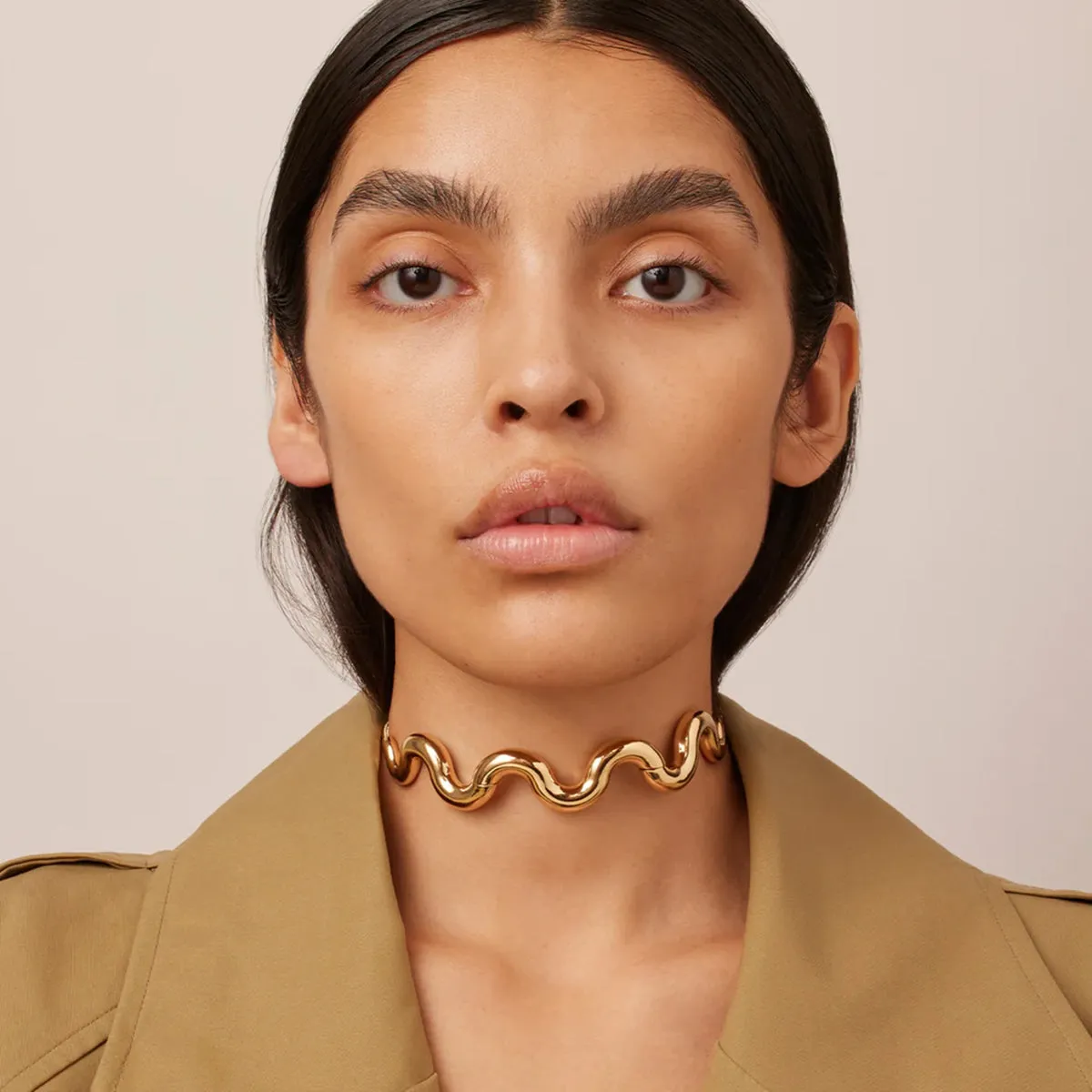 Zigzag Gold Choker