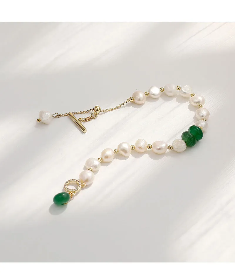 Zircon Chain Buckle Bracelet