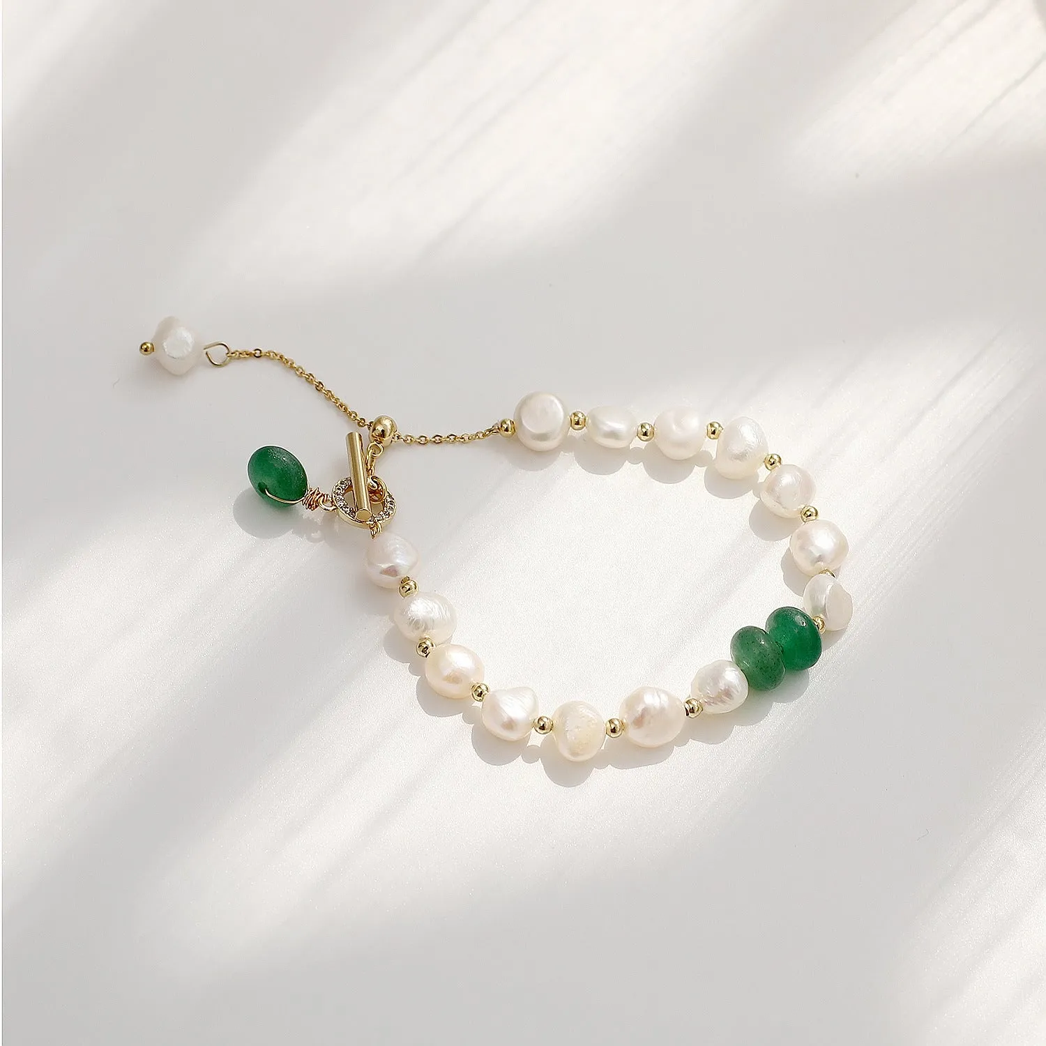Zircon Chain Buckle Bracelet