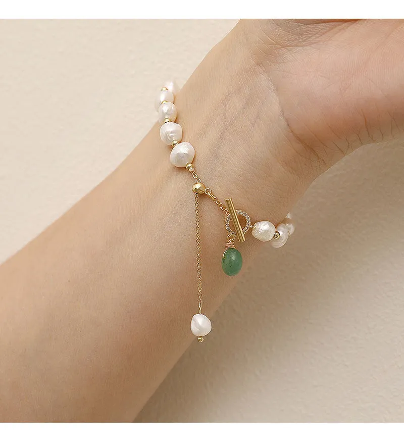 Zircon Chain Buckle Bracelet